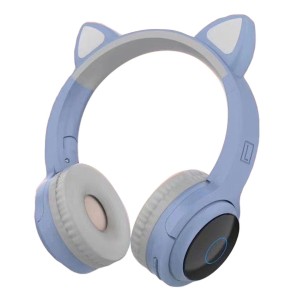 هدفون بی سیم بچگانه طرح گربه مدل XY-203